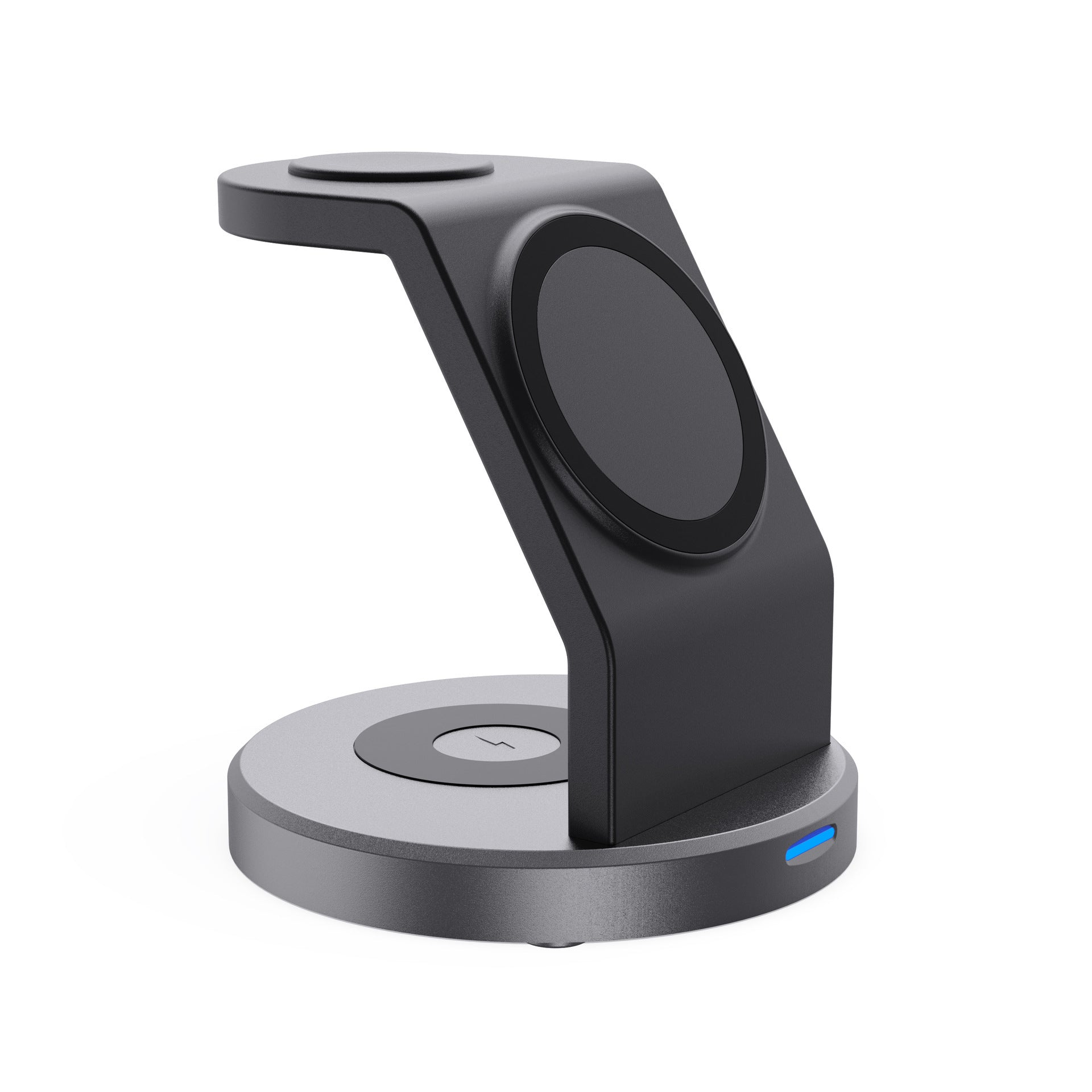 HKM-117395 15W Multifunctional Wireless Charger for Mobile Phones, Watches, and Headsets - USB Interface