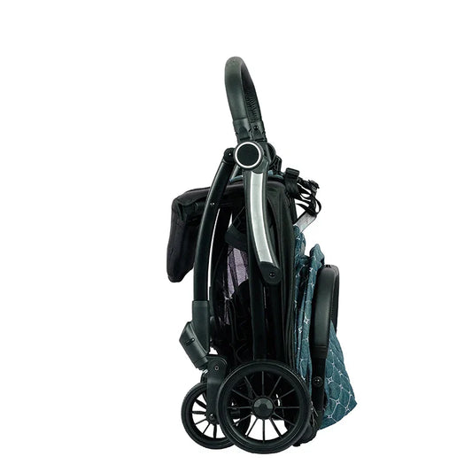 KTX-117395 Adjustable Baby Stroller with Five-Point Safety Harness and One-Click Folding Mechanism