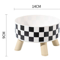 HKM-117395 Elevated Stainless Steel Pet Bowl with Non-Slip Base for Cats and Dogs