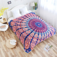 HKM-117523 Digital 3D Printed Flannel Blanket in Multiple Sizes