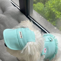 HKM-117779 Colorful Denim Vest for Pets with Adjustable Straps and Leash Options
