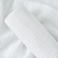 HKM-117779 Washable Cotton Double-Layer Gauze Diapers for Newborns - 8 Pack, 43x45CM, Pure Cotton