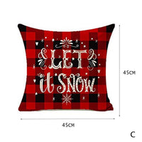 HKM-117907 Retro Floral Linen Pillowcase - European Style 45x45 cm Cushion Cover
