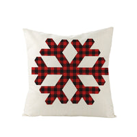 HKM-117907 Retro Floral Linen Pillowcase - European Style 45x45 cm Cushion Cover
