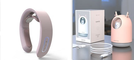 HKM-118035 Ergonomic 3D Neck Massager with Low-Frequency Massage Techniques and Heating Function