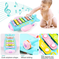 HKM-118099 Colorful Educational Keyboard Knock Piano for Kids - 8 Scales Musical Toy