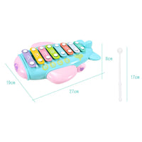 HKM-118099 Colorful Educational Keyboard Knock Piano for Kids - 8 Scales Musical Toy