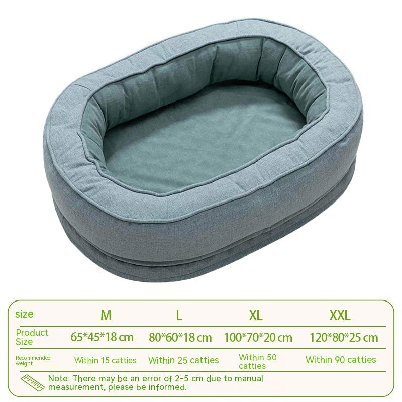 HKM-118163 Universal Removable and Washable Dog Kennel for Medium to Large Breeds, Four Seasons Design