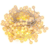 HKM-118163 Warm White String Lights with 200 LEDs, 20m Length, 8 Lighting Effects