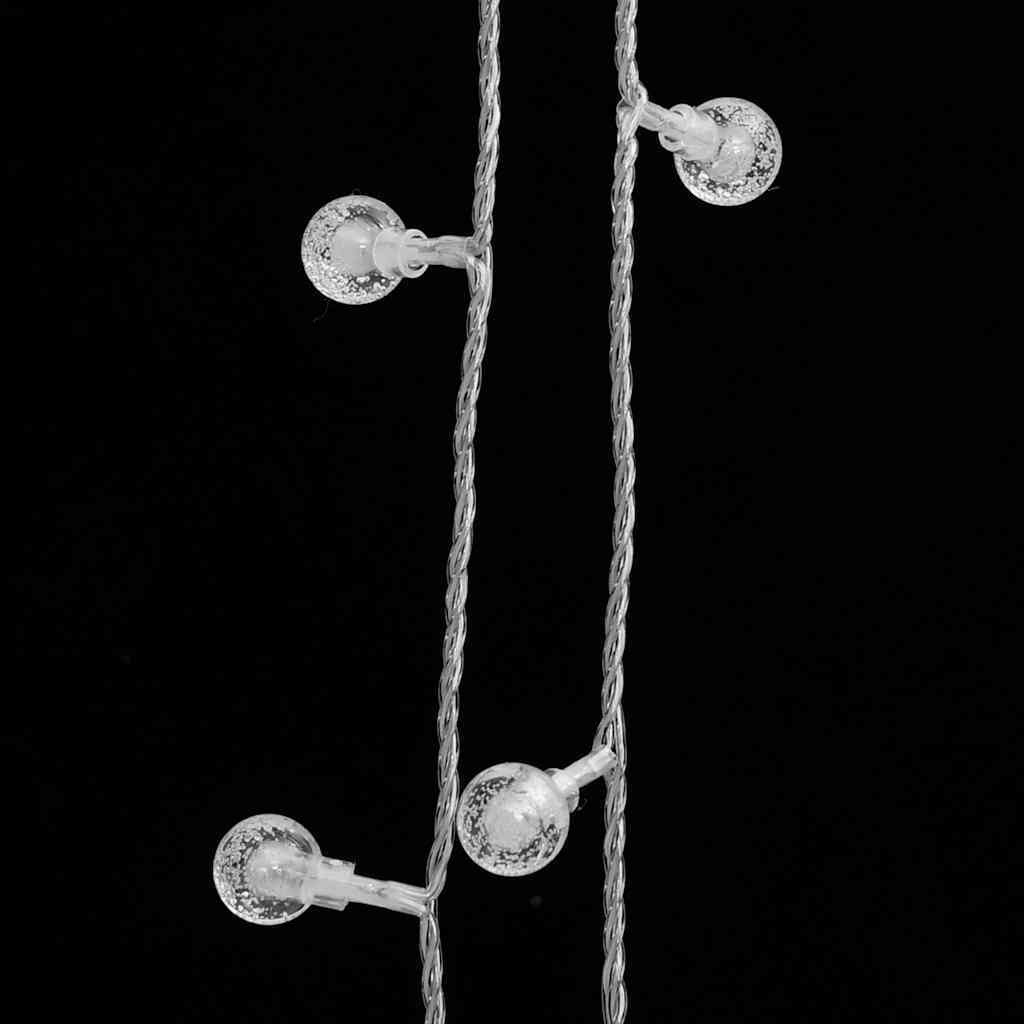 KTX-118163 Warm White String Lights with 200 LEDs, 20m Length, 8 Lighting Effects