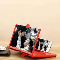 HKM-118227 3D Acrylic Lens Mobile Phone Screen Magnifier with Tempered Glass Design