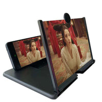 HKM-118227 3D Acrylic Lens Mobile Phone Screen Magnifier with Tempered Glass Design