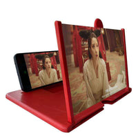 HKM-118227 3D Acrylic Lens Mobile Phone Screen Magnifier with Tempered Glass Design