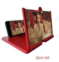 HKM-118227 3D Acrylic Lens Mobile Phone Screen Magnifier with Tempered Glass Design