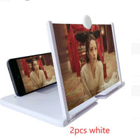 HKM-118227 3D Acrylic Lens Mobile Phone Screen Magnifier with Tempered Glass Design