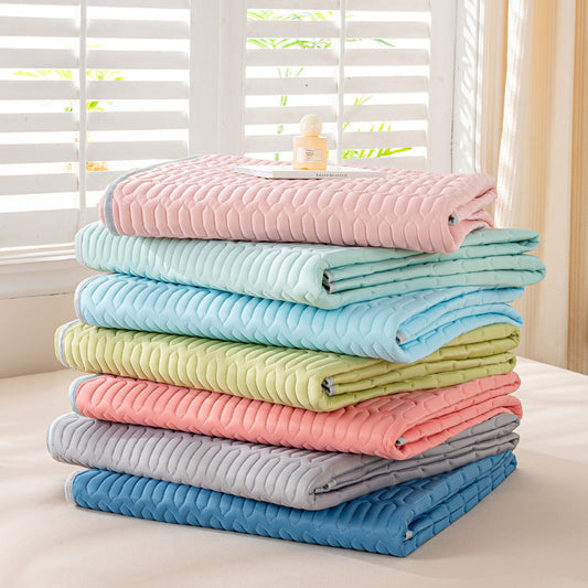 HKM-118355 Cooling Summer Mattress Made with Ice Silk and Natural Latex, Available in Multiple Sizes and Colors