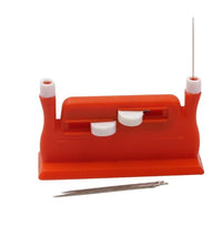 HKM-118355 Double Hole Auto Needle Threader Tool for Easy Sewing - Perfect for Small Eye Needles and Various Fabrics