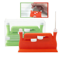 HKM-118355 Double Hole Auto Needle Threader Tool for Easy Sewing - Perfect for Small Eye Needles and Various Fabrics