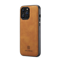 HKM-118611 2-in-1 Magnetic Phone Case and Wallet for iPhone Models - PU Leather, Multiple Color Options