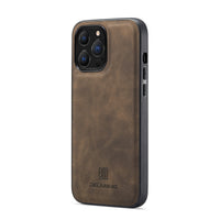 HKM-118611 2-in-1 Magnetic Phone Case and Wallet for iPhone Models - PU Leather, Multiple Color Options