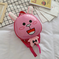 HKM-118611 Cute Cartoon Animal Plush Backpack for Kids - Versatile 2 in 1 Soft Stuffed Toy and Preschool Bag