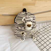 HKM-118611 Cute Cartoon Animal Plush Backpack for Kids - Versatile 2 in 1 Soft Stuffed Toy and Preschool Bag
