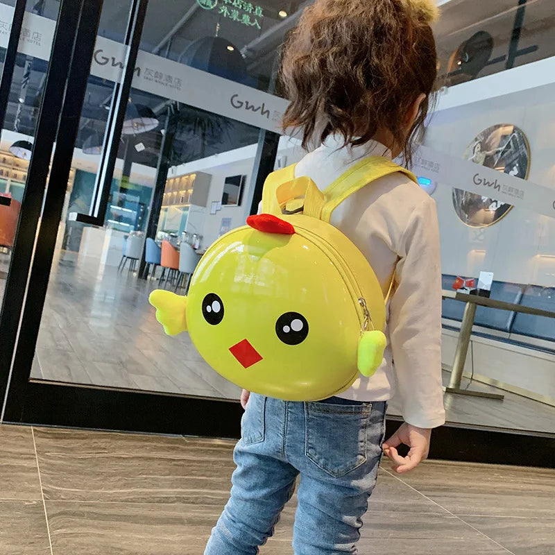 KTX-118611 Cute Cartoon Animal Plush Backpack for Kids - Versatile 2 in 1 Soft Stuffed Toy and Preschool Bag