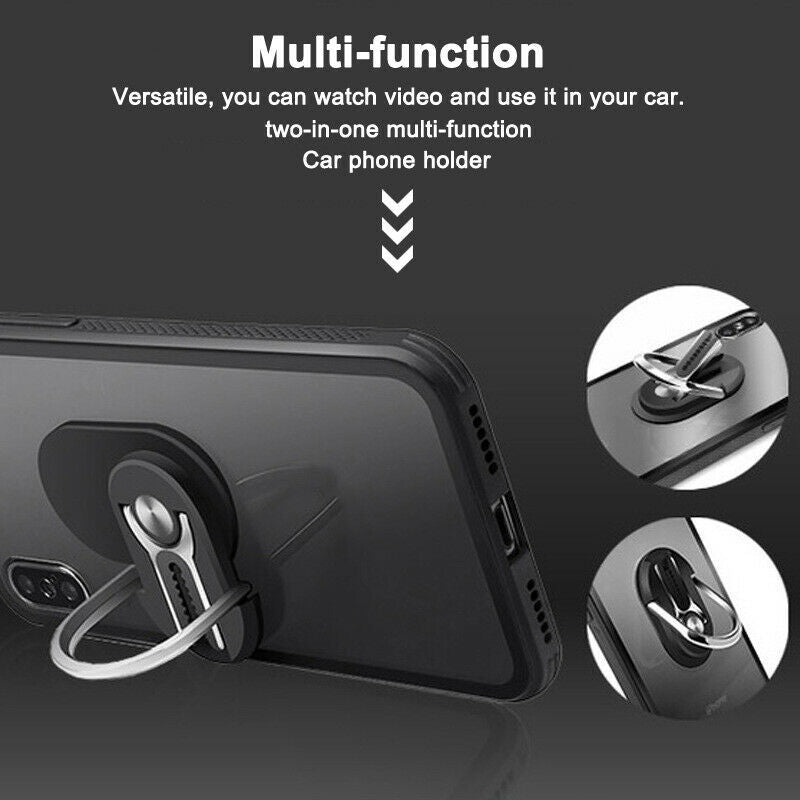 HKM-118739 Universal Two-in-One Car Air Vent Phone Holder with 360° Rotation and Adjustable Viewing Angle