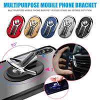 HKM-118739 Universal Two-in-One Car Air Vent Phone Holder with 360° Rotation and Adjustable Viewing Angle