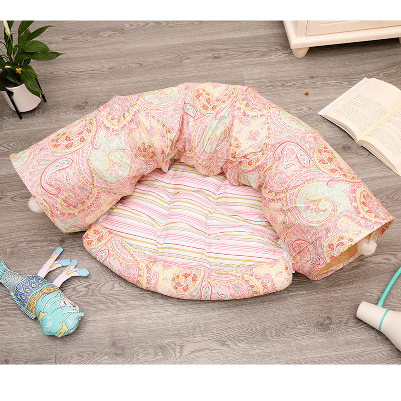 HKM-118803 Cozy Four Seasons Pet Sleeping Bag for Cats - Multiple Colors and Designs Available