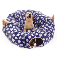 HKM-118803 Cozy Four Seasons Pet Sleeping Bag for Cats - Multiple Colors and Designs Available