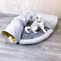 HKM-118803 Cozy Four Seasons Pet Sleeping Bag for Cats - Multiple Colors and Designs Available