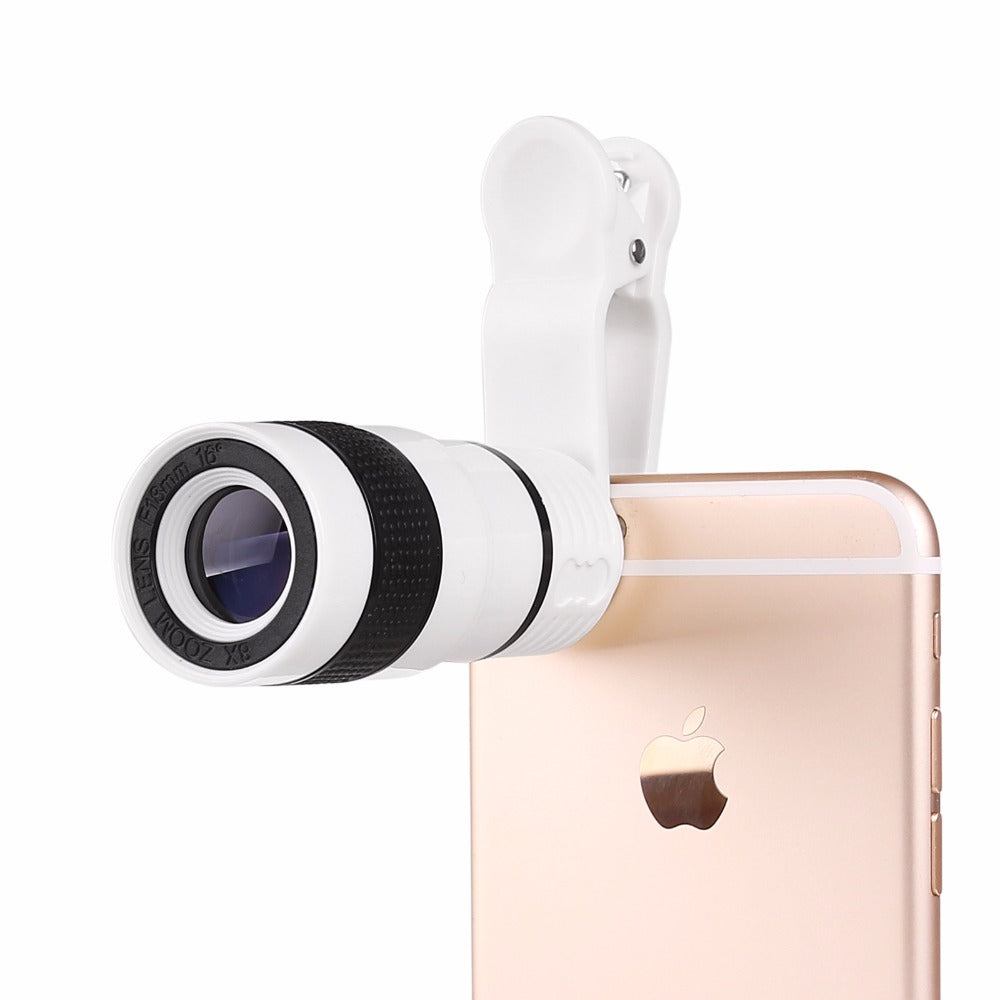 HKM-118867 Portable 8x Zoom Optical Telephoto Lens for Mobile Phones