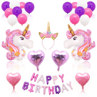 HKM-119123 Colorful Aluminum Letter Balloons - 16 Inch, Reusable Metallic Party Decorations
