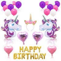 HKM-119123 Colorful Aluminum Letter Balloons - 16 Inch, Reusable Metallic Party Decorations