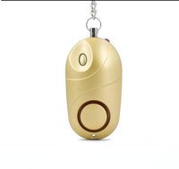 HKM-119187 Personal Safety Alarm with LED Flashlight - Compact Keychain Design, 130dB Sound