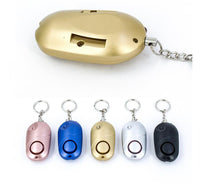 HKM-119187 Personal Safety Alarm with LED Flashlight - Compact Keychain Design, 130dB Sound