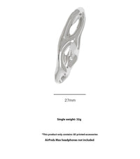 HKM-119251 Transparent Resin Hard Case for AirPods Max - Stylish Protection for Your Headphones