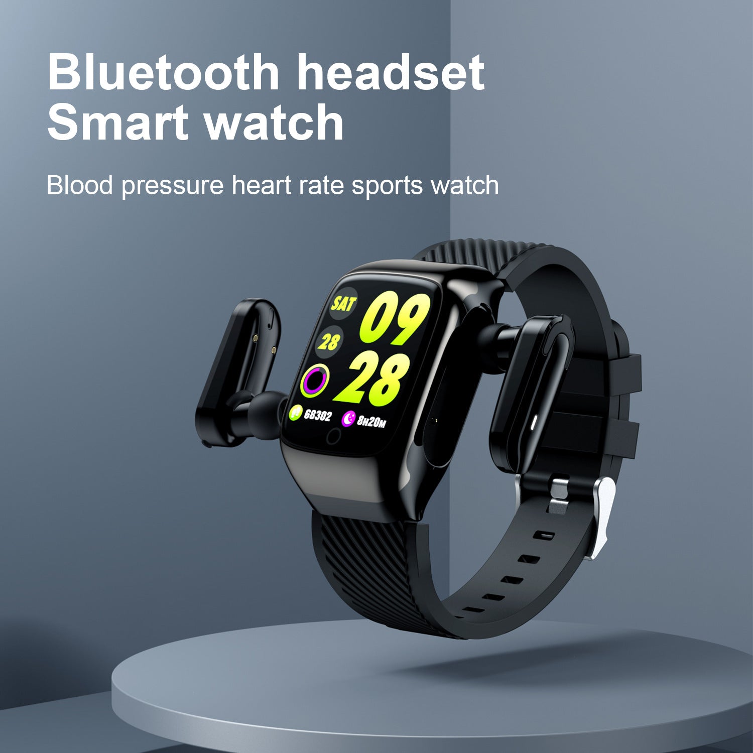 HKM-119571 Wireless Sports Smartwatch with Color Screen and Bluetooth 5.0 Connectivity