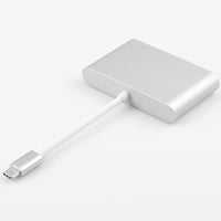 HKM-119699 Type-C to VGA Adapter Cable with USB 3.0 and Charging Port - 1080p Resolution Support