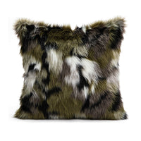 HKM-119827 Geometric Pattern PU Leather Pillow Cover - Modern Minimalist Design 45x45cm & 30x50cm