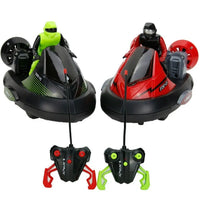 HKM-120083 2.4G Remote Control Bumper Car Set for Indoor Outdoor Racing - Fun for 2 Players
