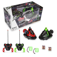 HKM-120083 2.4G Remote Control Bumper Car Set for Indoor Outdoor Racing - Fun for 2 Players