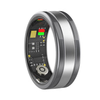 HKM-120339 Smart Ring with Heart Rate, Blood Oxygen, Sleep Monitoring, Step Counting, and Remote Control Selfie Functionality