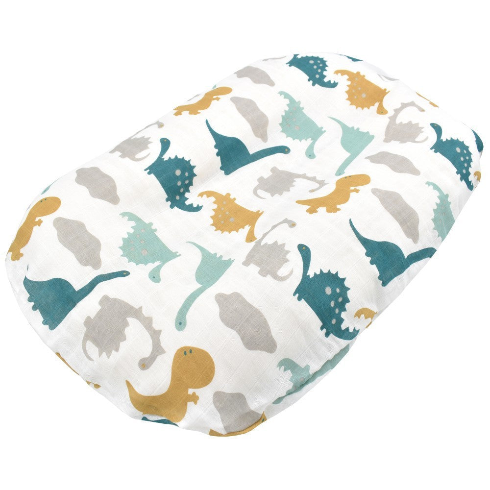 KTX-120467 Cotton Yarn Bionic Bed Change and Wash Cover - Dinosaur, Forest Animal, Japanese Banana Leaf Styles, 74x45cm