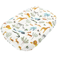 HKM-120467 Cotton Yarn Bionic Bed Change and Wash Cover - Dinosaur, Forest Animal, Japanese Banana Leaf Styles, 74x45cm