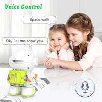 HKM-120467 Interactive Rechargeable Robotic Toy with Voice Control, Touch Sensor, Singing, and Dancing Functions for Kids