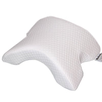 HKM-120467 Tencel Slow Rebound Memory Foam Arch Pillow for Health Massage - White, Rose Red, Gray