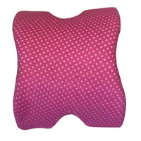 HKM-120467 Tencel Slow Rebound Memory Foam Arch Pillow for Health Massage - White, Rose Red, Gray
