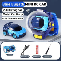 HKM-120659 Mini 2.4G Remote Control Watch Car - Cute Indoor-Outdoor Toy for Kids Ages 5 and Up
